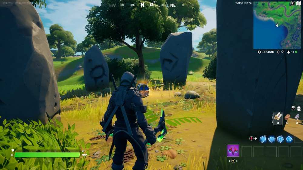 estatua de piedra fortnite location
