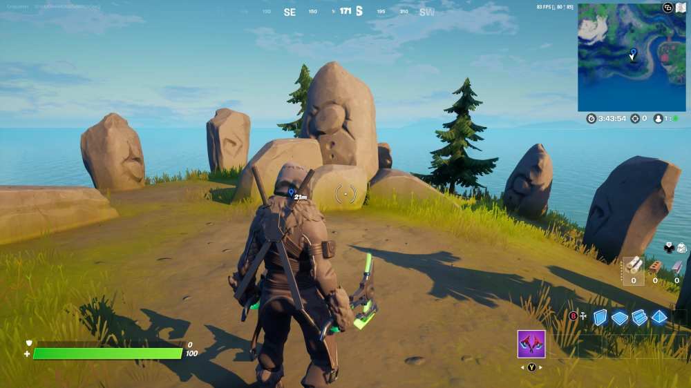 estatua de piedra fortnite location