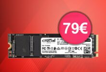 Fast SSD Crucial P1 justo por encima del mejor precio y más en Amazon