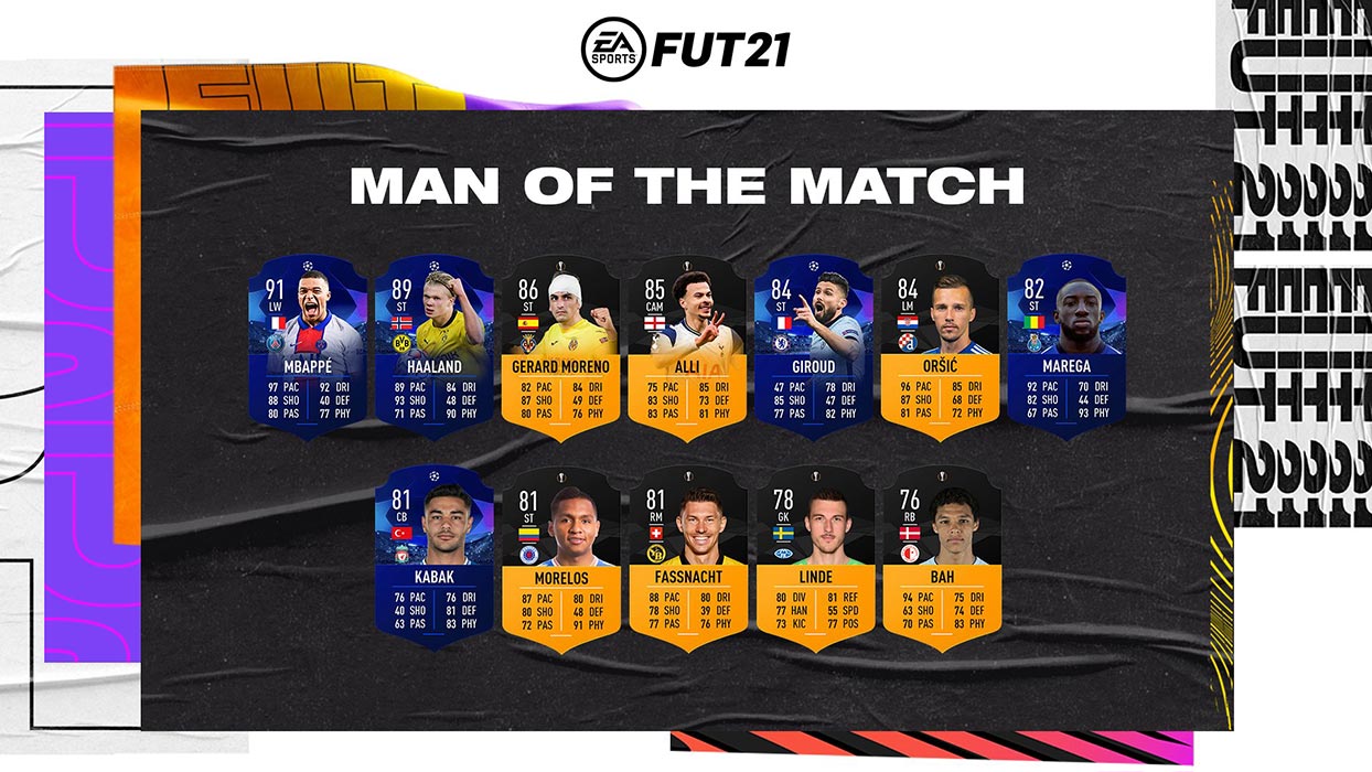 FIFA 21: MOTM - Nuevas cartas de Hombre del partido disponibles - 27 de febrero