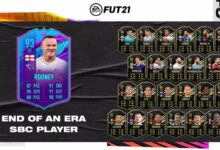 FIFA 21: SBC Wayne Rooney El fin de una era - Requisitos y soluciones