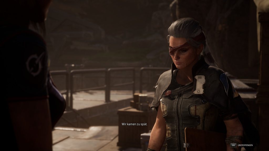 Outriders Cutscene Shira viejo