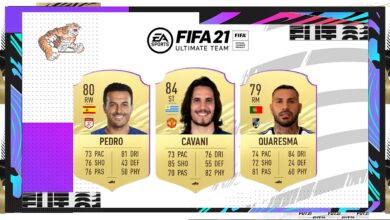 FIFA 21: Cavani, Pedro y Gotze agregados a la base de datos de FUT