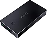 AUKEY Powerbank 20000mAh, batería externa con 2 puertos de salida y 2 entradas para iPhone XS / XS Max / 8 / Plus / 7 / 6s, Samsung S9 + / S9, Huawei, iPad
