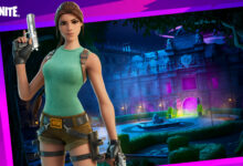 En el modo Lara Croft juegas Fortnite de manera completamente diferente a lo habitual