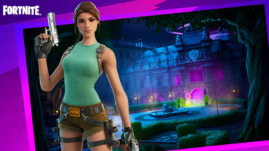 En el modo Lara Croft juegas Fortnite de manera completamente diferente a lo habitual