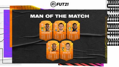 FIFA 21: MOTM - Disponibles las nuevas cartas Man of the Match del 27 de marzo