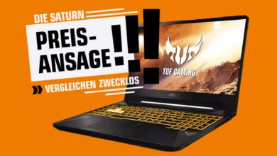 Laptop para juegos Asus con GeForce RTX 2060 reducida y más en Saturn