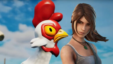 Los jugadores de Fortnite usan el truco del pollo para rotaciones fuertes y locas