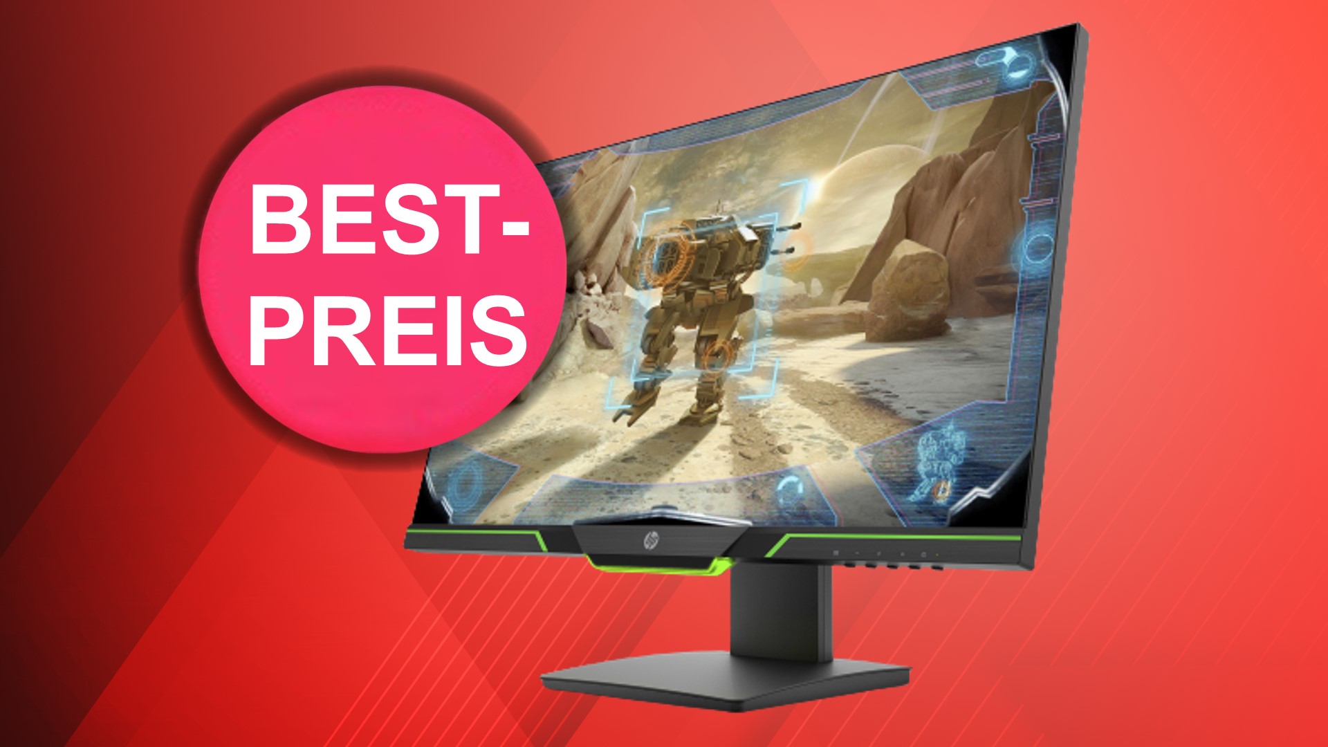 Monitor de juegos rápido con 144 Hz de HP al mejor precio en OTTO