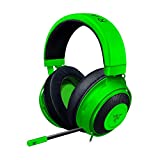 Razer Kraken - Auriculares para juegos (auriculares con cable para PC, PS4, Xbox One y Switch, controlador de 50 mm, conector de audio de 3,5 mm con control remoto en línea) verde