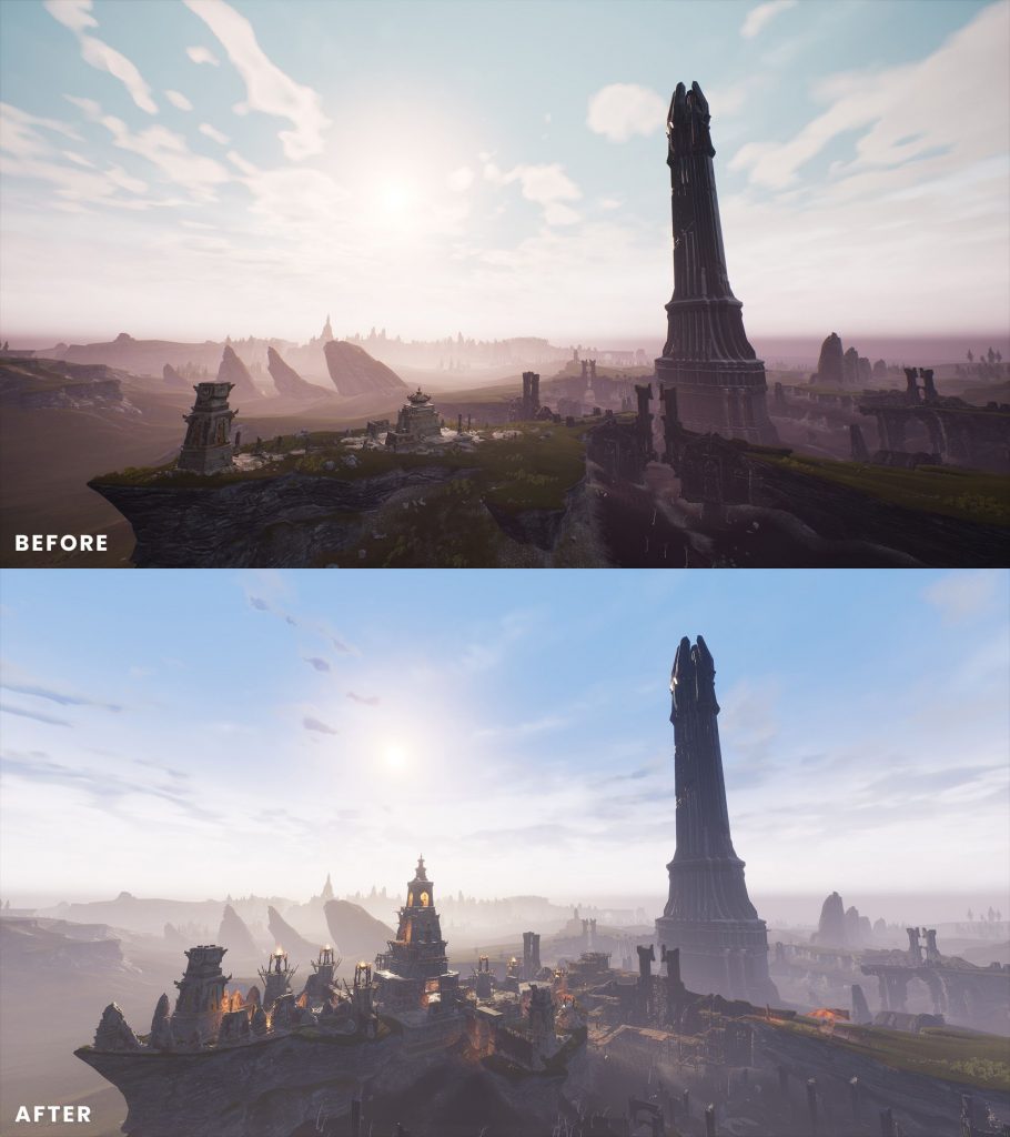 Conan Exilia Isle of Siptah antes y después de 1