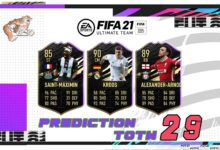 FIFA 21: TOTW 29 - Predicción del nuevo equipo de la semana