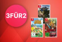 Oferta de MediaMarkt 3 por 2: compre 3 juegos de Nintendo Switch, pague 2