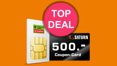 Saturno con una oferta impresionante: bono de 500 euros para la tarifa LTE