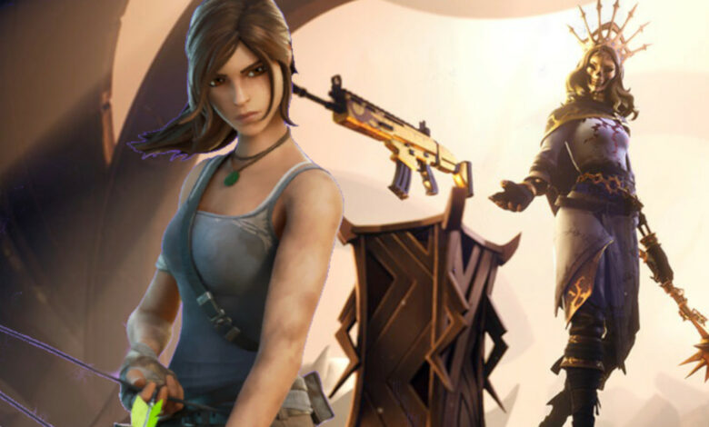 Fortnite: el nuevo NPC puede traerte la piel dorada de Lara Croft, pero hay una guerra real allí