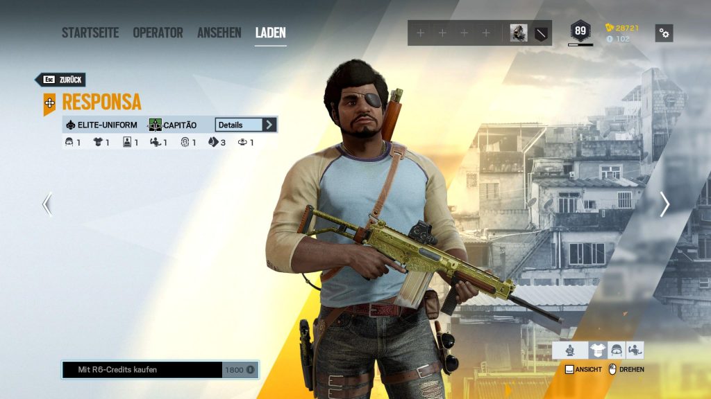 Rainbow Six Siege Elite Skins Capitao