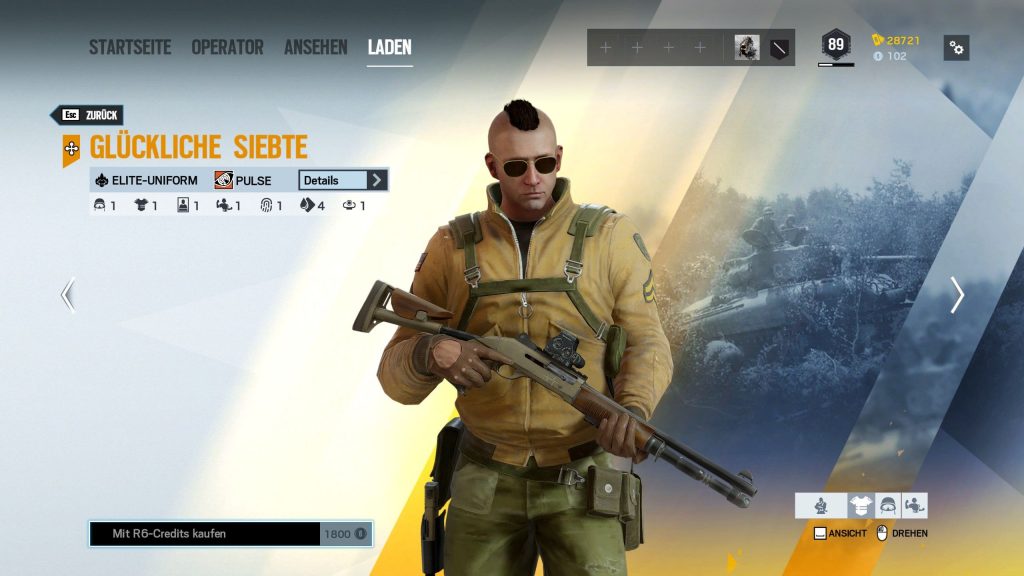 Torre de pieles de élite de Rainbow Six Siege