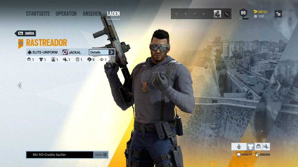 Rainbow Six Siege Elite Skins Chacal