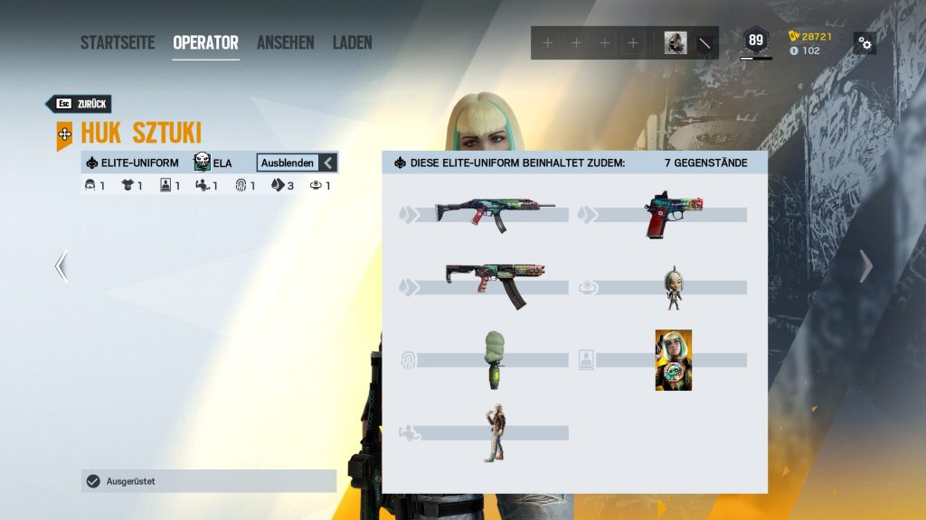 Rainbow Six Siege Elite Skins Ela adición