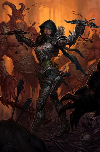 Obra de diablo 3 demon hunter