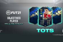 FIFA 21: Antony TOTS Objectives - Descubre los requisitos