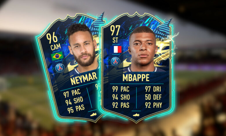 FIFA 21: El TOTS de la Ligue 1 ya está en vivo, con Mbappé y Neymar