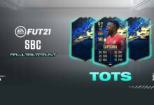 FIFA 21: SBC Edmond Tapsoba TOTS - Requisitos y soluciones