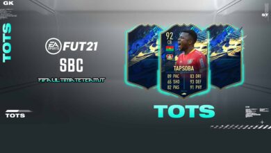 FIFA 21: SBC Edmond Tapsoba TOTS - Requisitos y soluciones