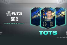 FIFA 21: SBC Thibaut Courtois TOTS - Requisitos y soluciones