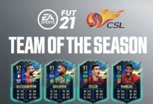 FIFA 21: TOTS CSL - Anunciado el equipo de la temporada