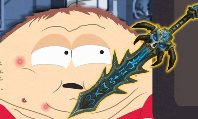 WoW: La legendaria espada "South Park" finalmente está de regreso