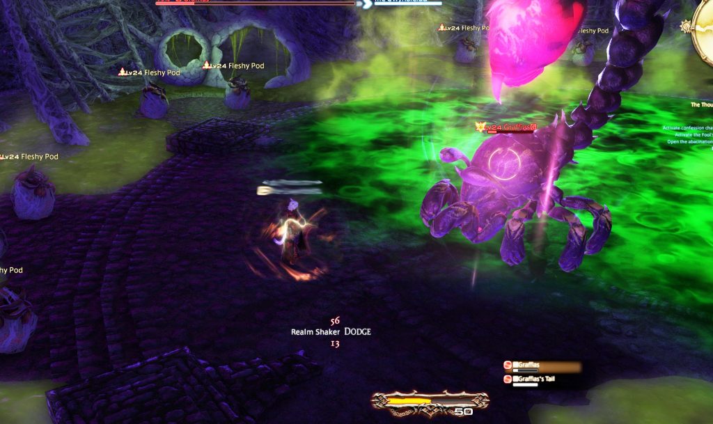ffxiv aoe mala posición