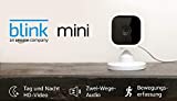 Blink Mini: una cámara de vigilancia para interiores compacta, inteligente y enchufable con video HD de 1080p y detección de movimiento que funciona con Alexa: 1 cámara