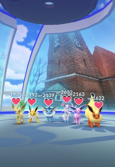 Pokémon go eevee arena