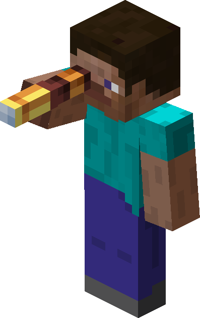 Minecraft Steve cristal espía