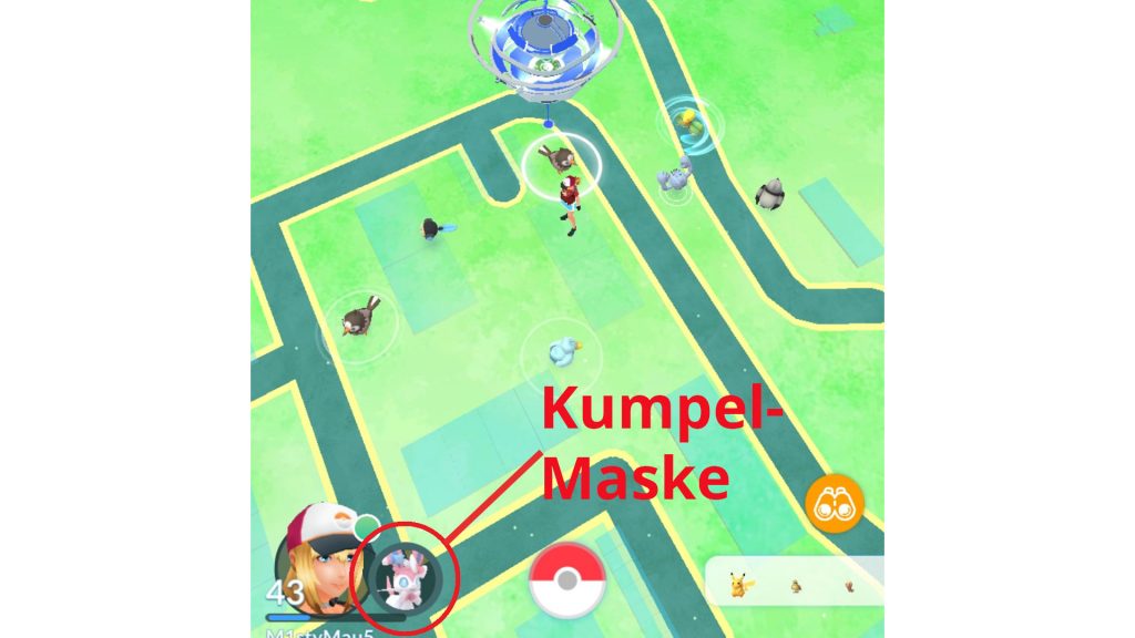 Pokémon GO: amigo de captura de pantalla