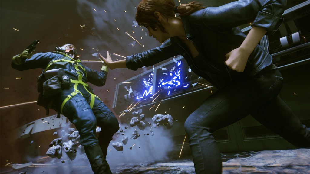 Captura de pantalla de control