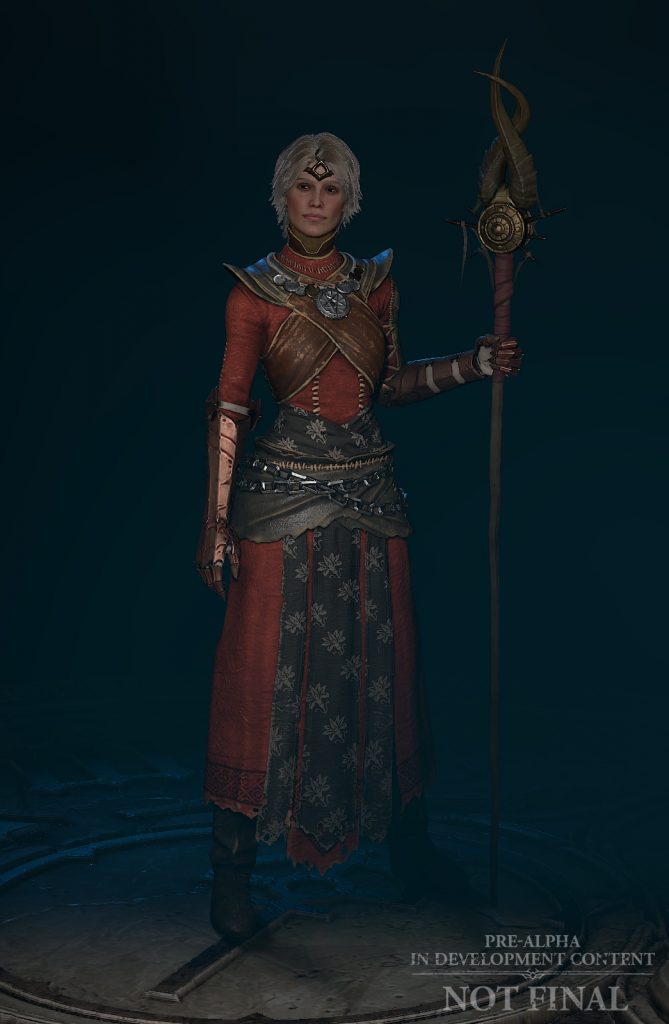 Diablo 4 mago set rojo