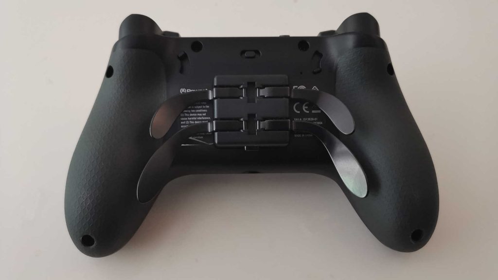 powera fusion pro wireless para ps4 back con paletas "class =" wp-image-698580 "srcset =" https://images.mein-mmo.de/medien/2021/07/powera-fusion-pro-wireless-fuer- ps4-rueckseite-mit-paddles-1024x576.jpg 1024w, https://images.mein-mmo.de/medien/2021/07/powera-fusion-pro-wireless-fuer-ps4-rueckseite-mit-paddles-300x169 .jpg 300w, https://images.mein-mmo.de/medien/2021/07/powera-fusion-pro-wireless-fuer-ps4-rueckseite-mit-paddles-150x84.jpg 150w, https: // imágenes .mein-mmo.de / medien / 2021/07 / powera-fusion-pro-wireless-for-ps4-backside-with-paddles-768x432.jpg 768w, https://images.mein-mmo.de/medien/ 2021/07 / powera-fusion-pro-wireless-fuer-ps4-rueckseite-mit-paddles-1536x864.jpg 1536w, https://images.mein-mmo.de/medien/2021/07/powera-fusion-pro -wireless-para-ps4-backside-with-paddles-780x438.jpg 780w, https://images.mein-mmo.de/medien/2021/07/powera-fusion-pro-wireless-fuer-ps4-rueckseite- mit-paddles.jpg 1920w "tamaños =" (ancho máximo: 1024px) 100vw, 1024px