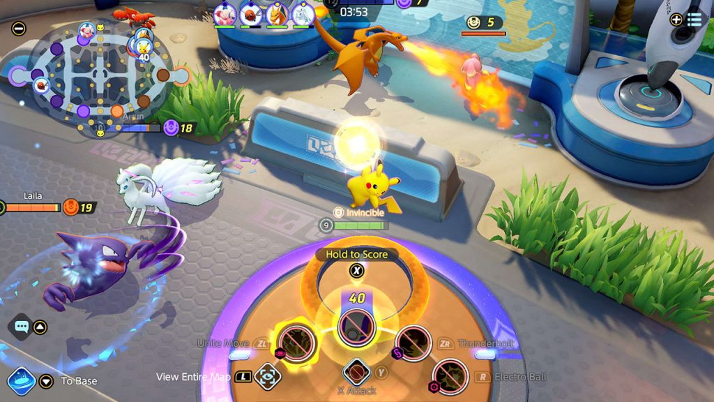 Pokémon Unite Captura de pantalla 3