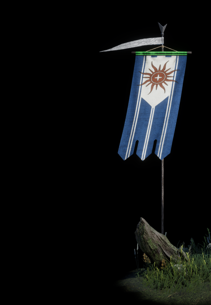 estandarte de la espada de los conquistadores