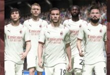 FIFA 22: la segunda equipación del Milan para la temporada 2021/22