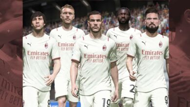FIFA 22: la segunda equipación del Milan para la temporada 2021/22