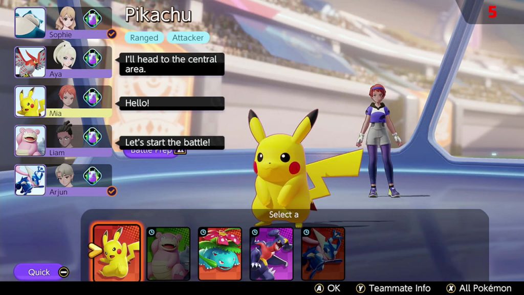 Pokémon Unite Captura de pantalla 1
