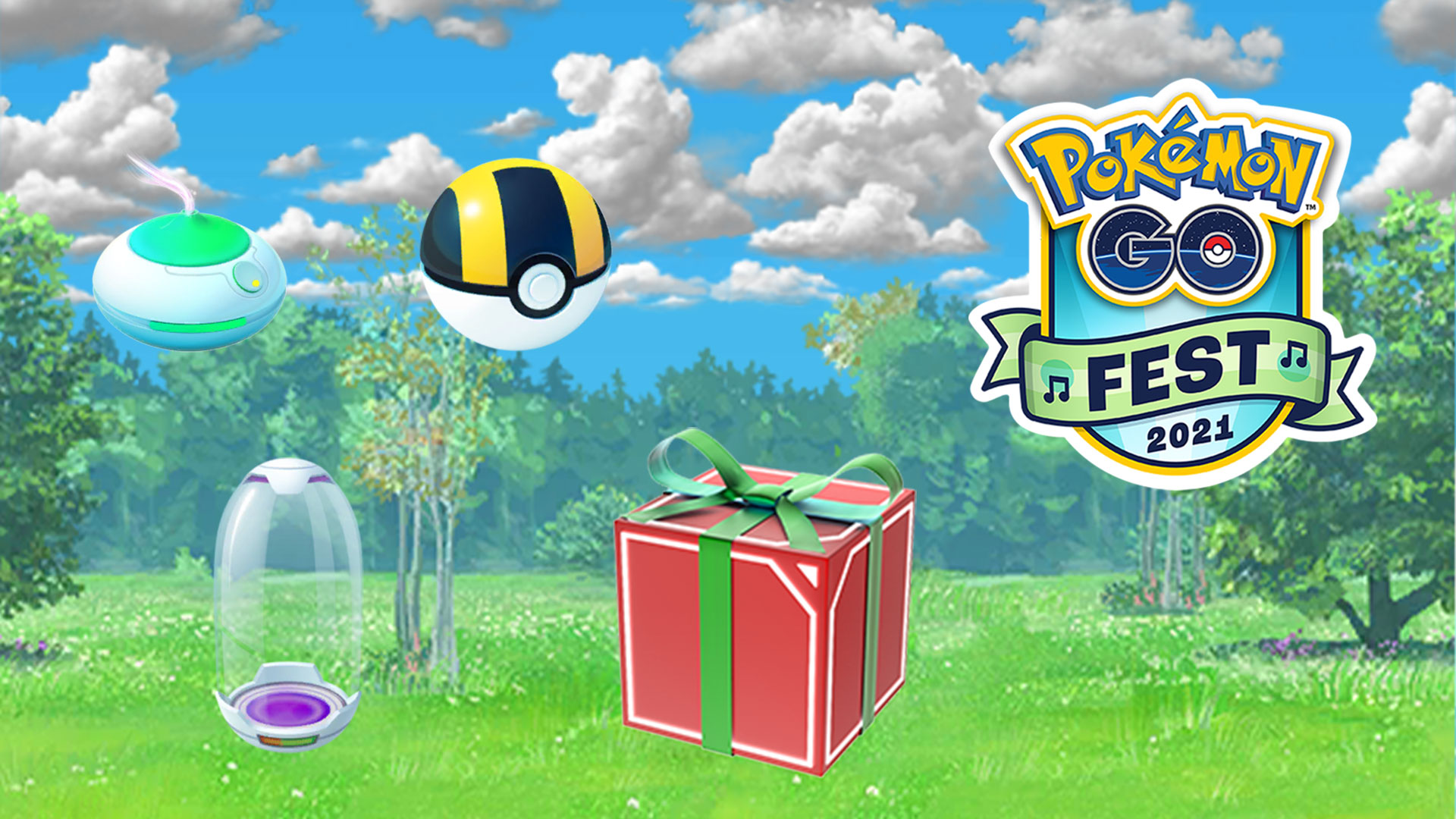 Pokémon GO está distribuyendo artículos de regalo para el GO Fest 2021, pero no para todos