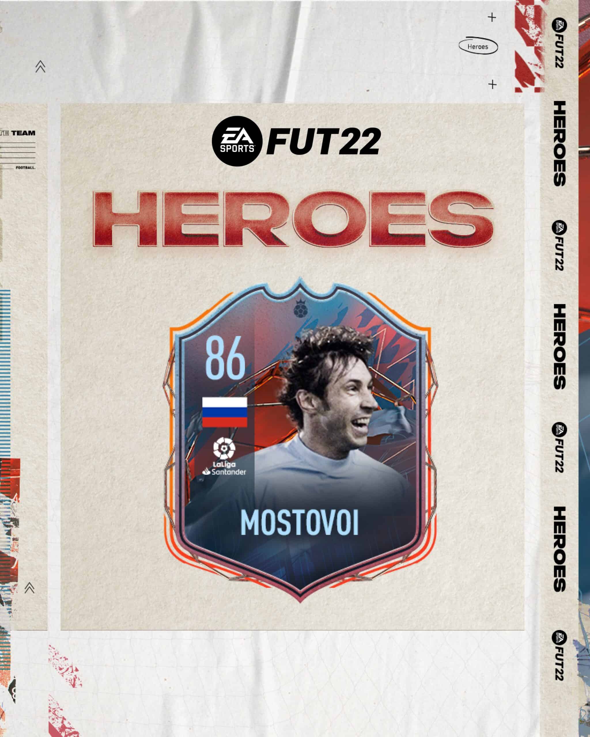 FIFA 22: anunciada la carta de héroe de Aleksandr Mostovoi