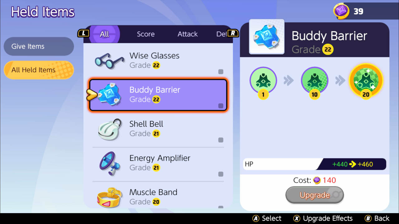 Unite Item Buddy Barrier