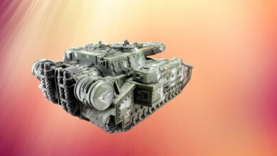 Los aficionados convierten los tanques de Warhammer en estuches de PC locos