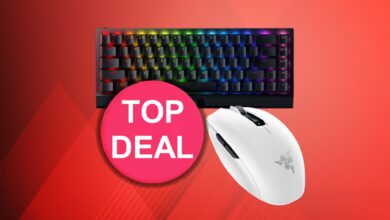 Mini teclado Razer al mejor precio y mouse blanco barato en Amazon